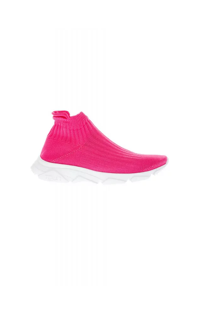 Fuchsia sock sneakers of Jacques Loup for women