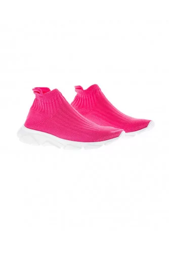 Fuchsia sock sneakers of Jacques Loup for women