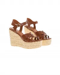 Brown platform sandals What For for women