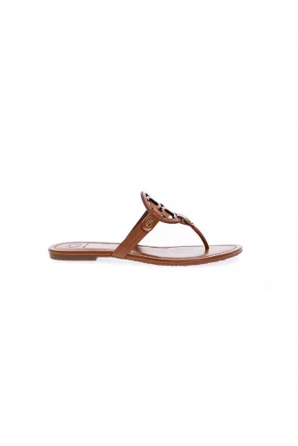 Camel colored toe thong mules "Miller" Tory Burch for women