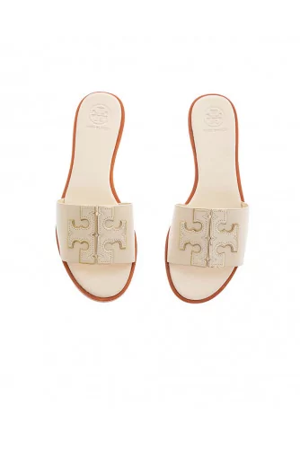 Cream colored mules "Inès" Tory Burch for women