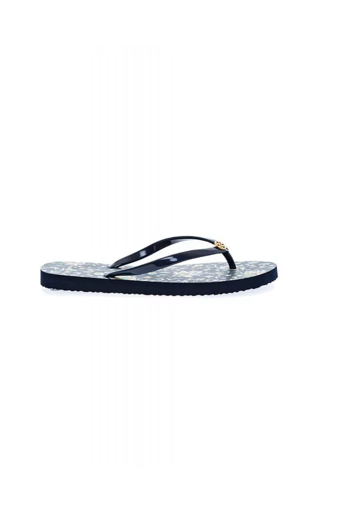 Navy blue flip-flops Tory Burch for women