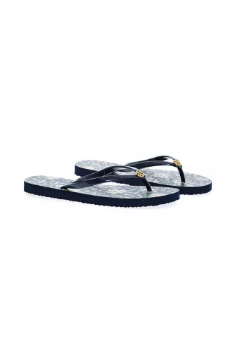 Navy blue flip-flops Tory Burch for women