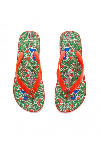 Multicolor platform flip-flops Tory Burch for women