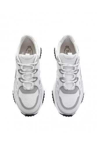 Achat White and grey sneakers T-Run Tod's for men - Jacques-loup