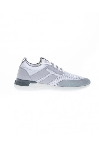 Tennis Tod's "Maglia Sportivo" blanc-gris pour homme