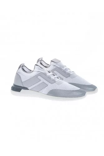 White and grey sneakers "Maglia Sportivo" Tod's for men