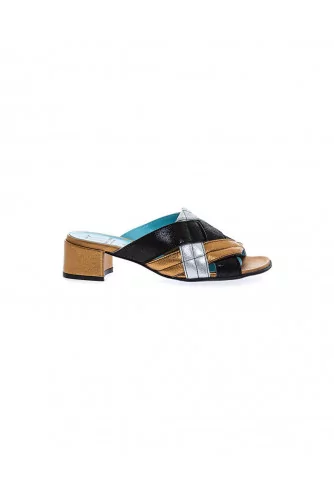 Multicolored soft mules Thierry Rabotin for women