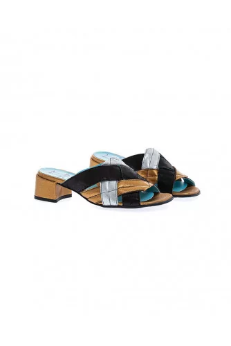 Multicolored soft mules Thierry Rabotin for women