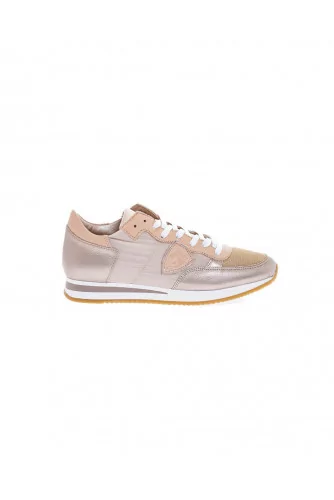 Metal pink sneakers "Tropez" Philippe Model for women