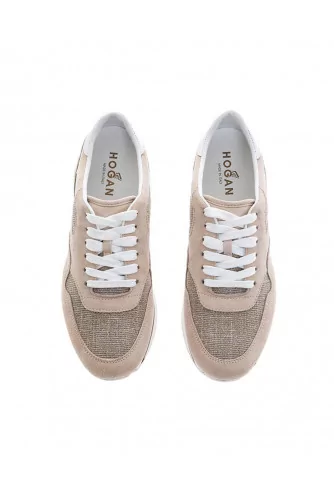 Tennis Hogan "222" beige pour femme