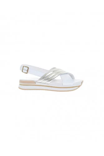 Sandals Hogan "222" white for women