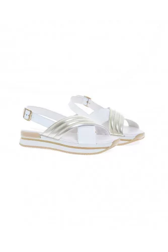 Sandals Hogan "222" white for women