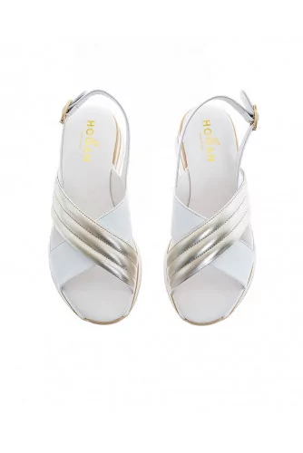 Sandals Hogan "222" white for women