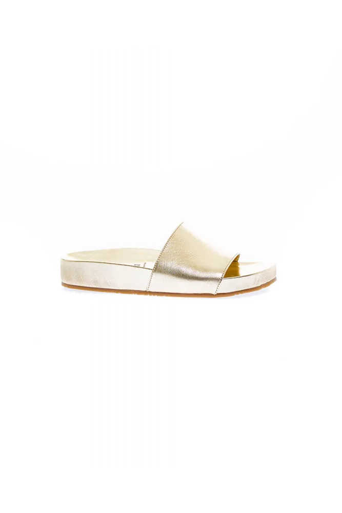 Gold colored mules Jacques Loup for women