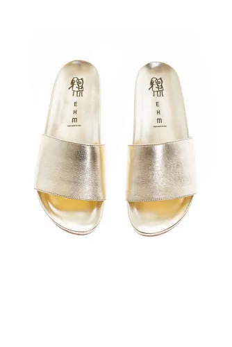 Gold colored mules Jacques Loup for women