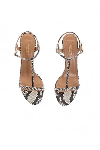 Sandale Aquazzura roche impression serpent