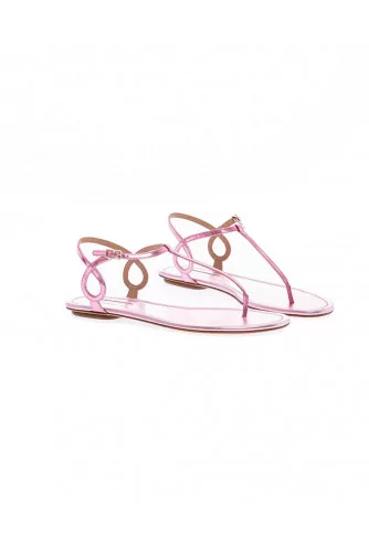 Achat Pink thong sandals Aquazurra for women - Jacques-loup