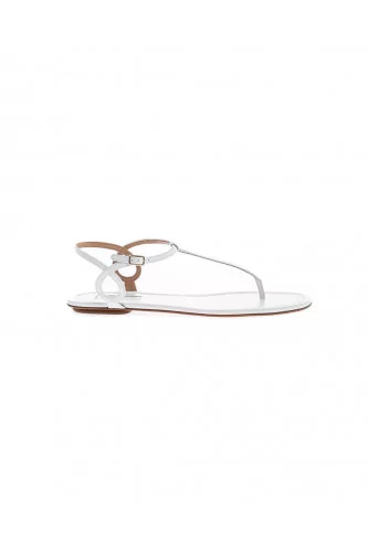 White thong sandals Aquazurra for women