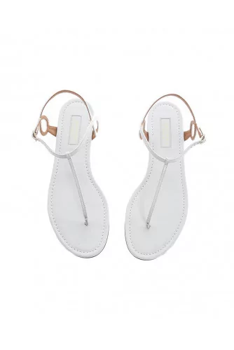 Sandale Aquazzura entredoigt blanc pour femme