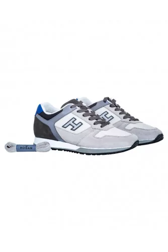 Grey and white sneakers "321" Hogan for men