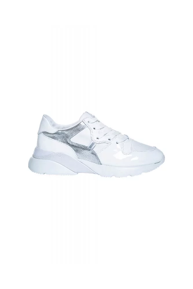 White and silver sneakers "Active One" Hogan for women