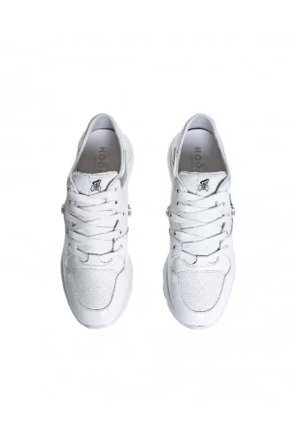 White and silver sneakers "Active One" Hogan for women