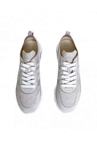 Grey and silver sneakers Hogan "Active One" for women