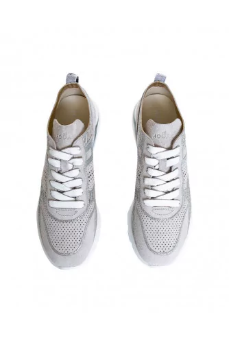 Tennis Hogan "Active One" gris-argent pour femme