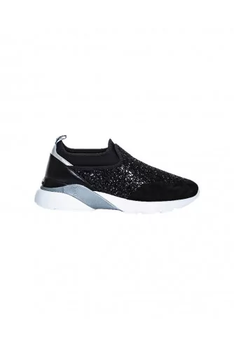 Black slipper sneakers "Active One" Hogan for women