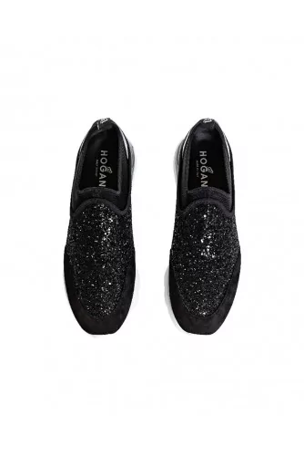 Black slipper sneakers "Active One" Hogan for women