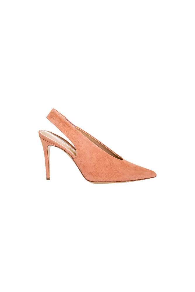 light pink mules