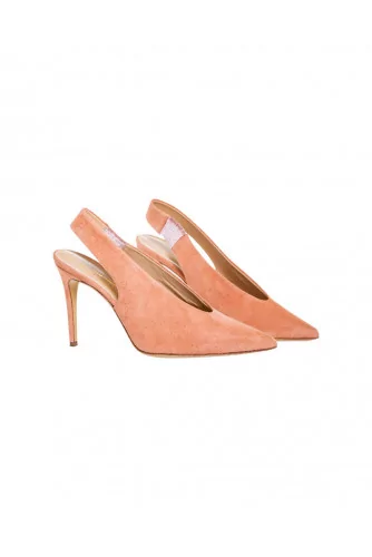 Light pink mules with pointed tip Jacques Loup for women