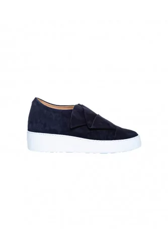 Navy blue slip-on shoes Mai Mai for women