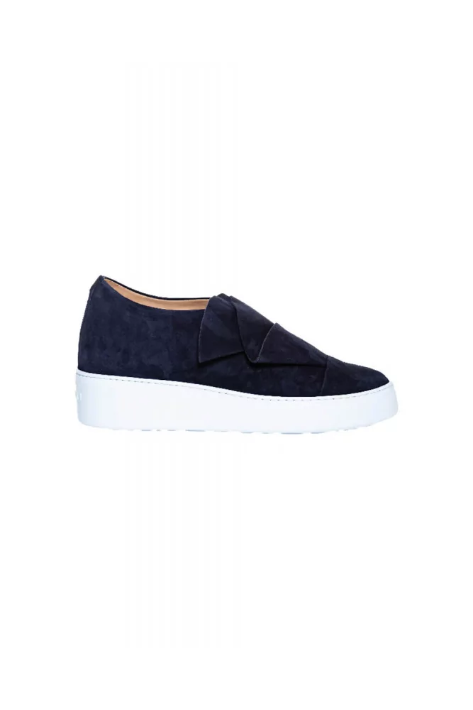 navy blue slip on shoes womens