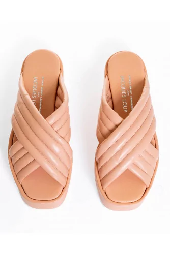 Soft pink mules Jacques Loup for women