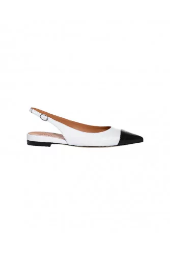 Black and white cut shoes Mara Bini for women