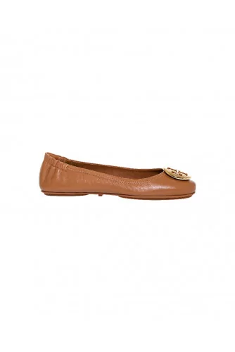 Ballerine Tory Burch "Mini Travel" camel pour femme