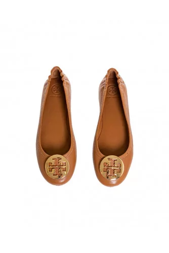 Ballerine Tory Burch "Mini Travel" camel pour femme