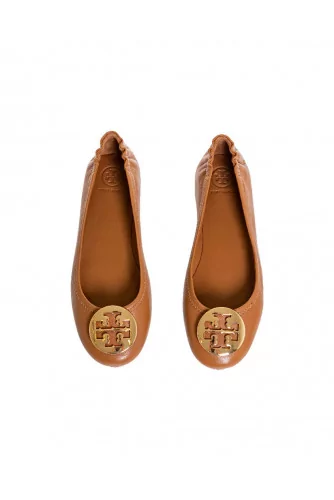 Camel colored ballerinas "Minnie Travel Ballet" Tory Burch for women