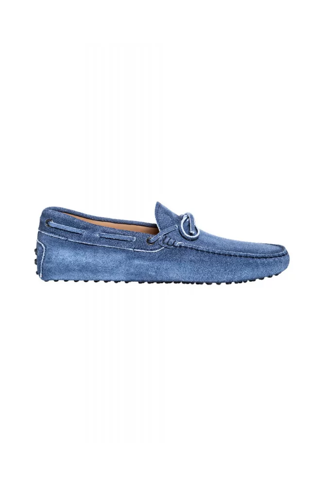 Blue jean moccasins with shoelaces Tod's for men