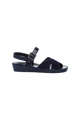 Navy blue sandals Thierry Rabotin for women