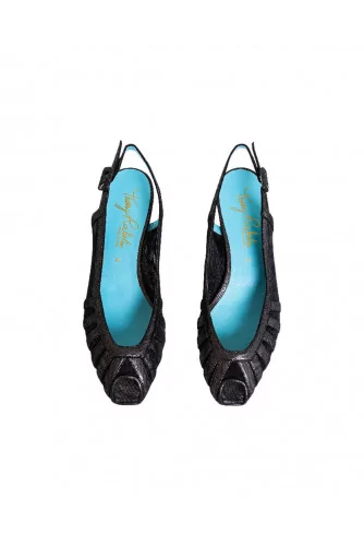 Black open toe sandals Thierry Rabotin for women