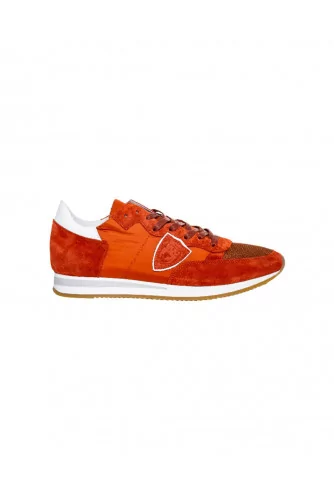 Orange sneakers "Tropez" Philippe Model for men