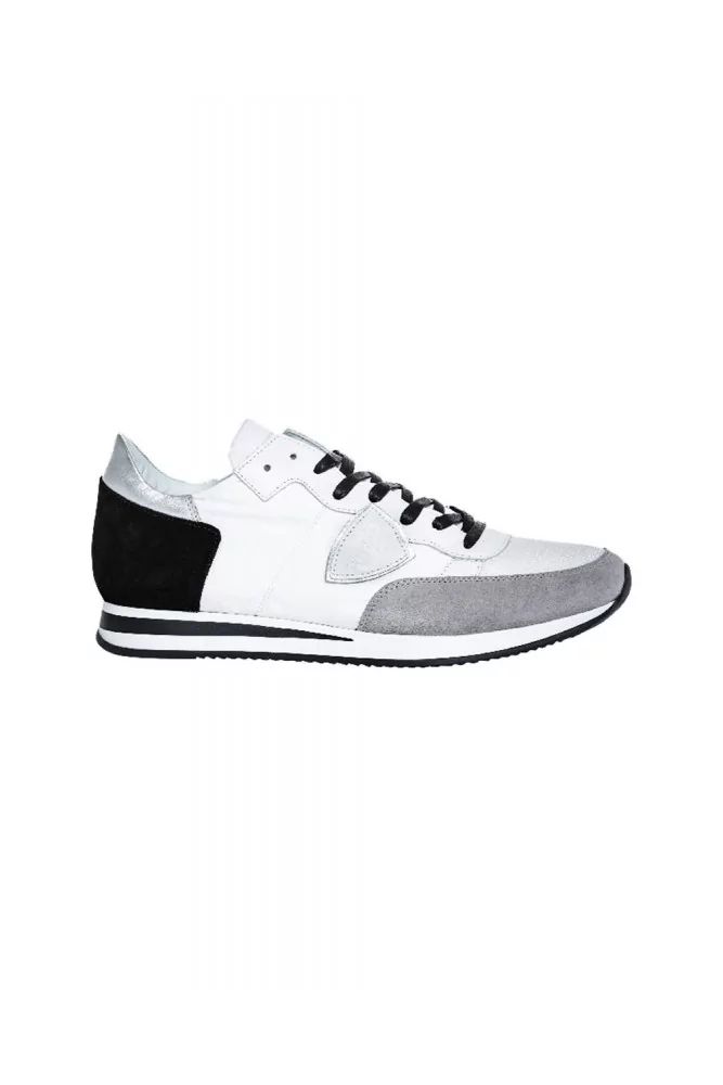 White and grey sneakers "Tropez" Philippe Model for men