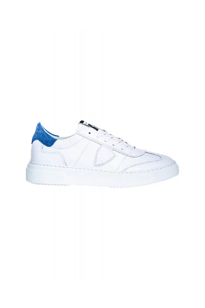 Temple - Leather sneakers with colored buttress