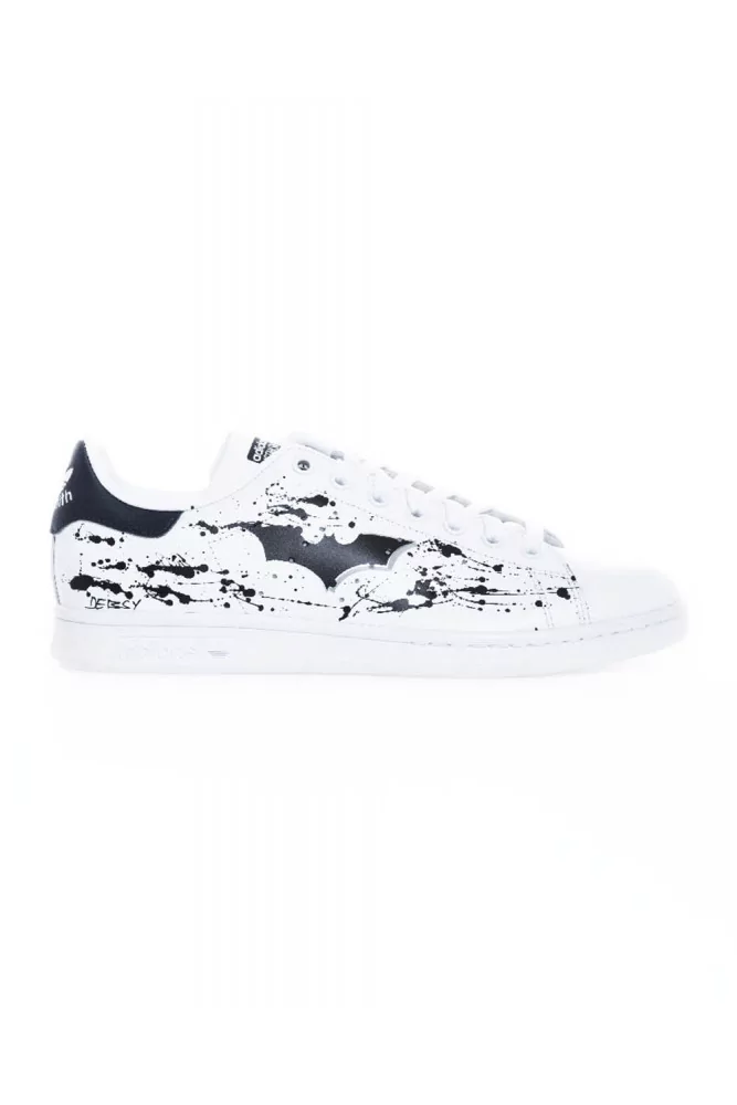 Tennis Debsy "Batman Superman" blanc et noir pour homme