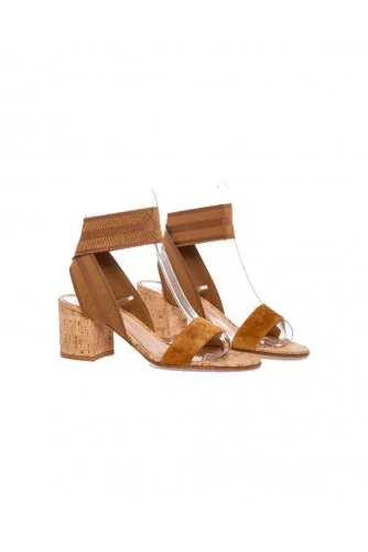 Sandals Gianvito Rossi cognac color for women