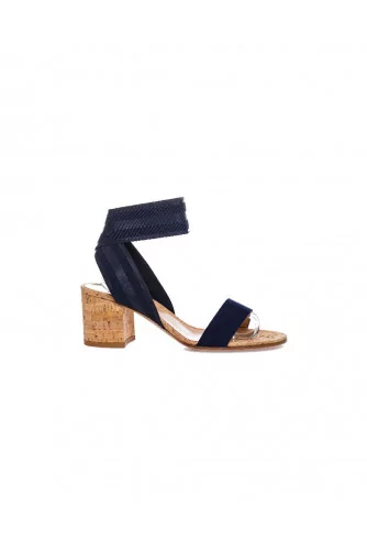 Sandals Gianvito Rossi navy blue for women