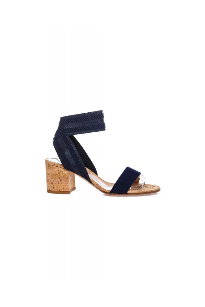Sandals Gianvito Rossi navy blue for women